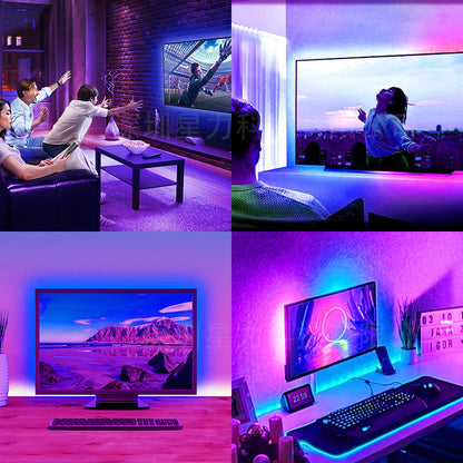 3M RGB LED Light Strip with Remote for Colour-changing Ambiance