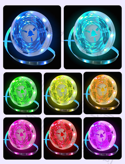 4M RGB LED Light Strip Colour-changing USB Lights with Remote Control