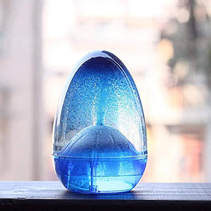 Volcano Eruption Liquid Motion Hourglass Fidget Desk Toy for Stress Relief