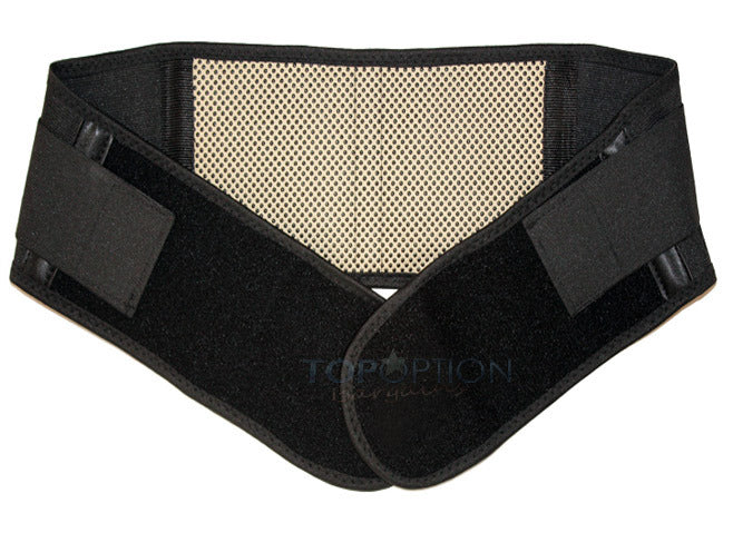 Magnetic Lumbar Support Belt for Lower Back Pain Relief Black