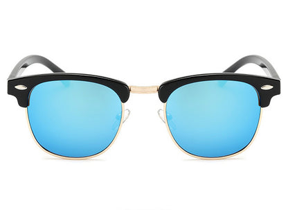 Stylish Polarized Sunglasses with Mirrored Finish for Ultimate UV Protection