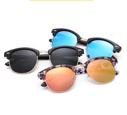 Stylish Polarized Sunglasses with Mirrored Finish for Ultimate UV Protection