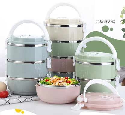 Stackable Stainless Steel Insulated Lunch Box Containers for Hot and Cold Food