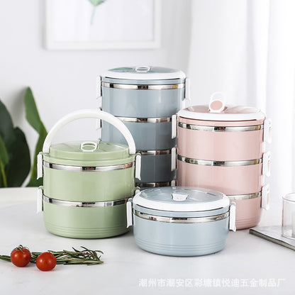 Stackable Stainless Steel Insulated Lunch Box Containers for Hot and Cold Food