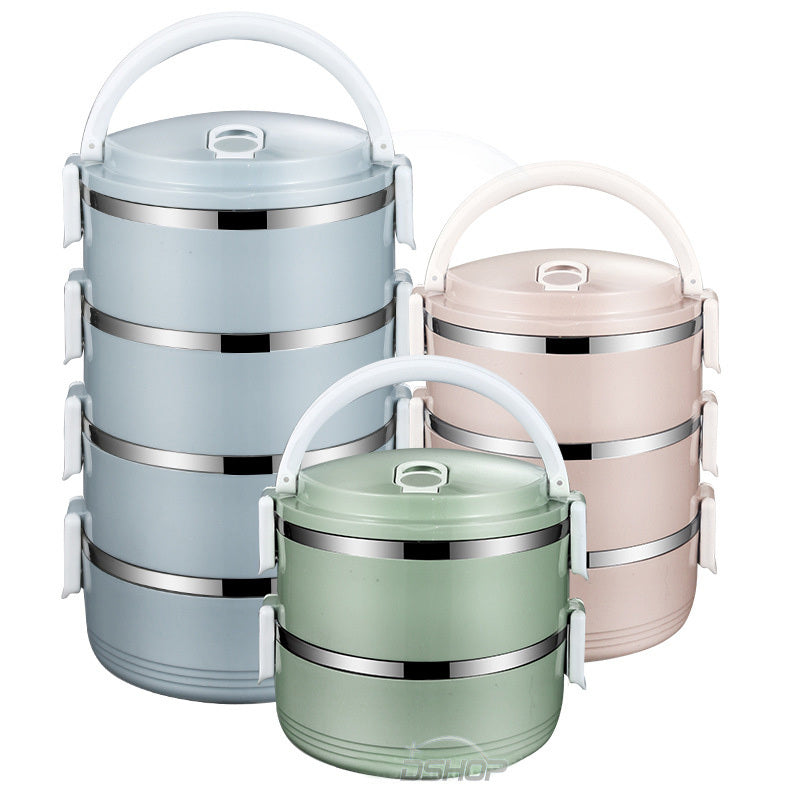 Stackable Stainless Steel Insulated Lunch Box Containers for Hot and Cold Food