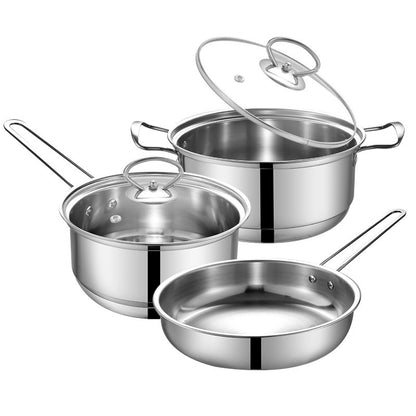 Premium Stainless Steel Cookware Set for Kitchen Cooking