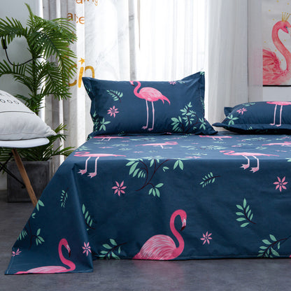 Flamingo Print Bedding Pillowcases Set of 2 Soft and Cozy