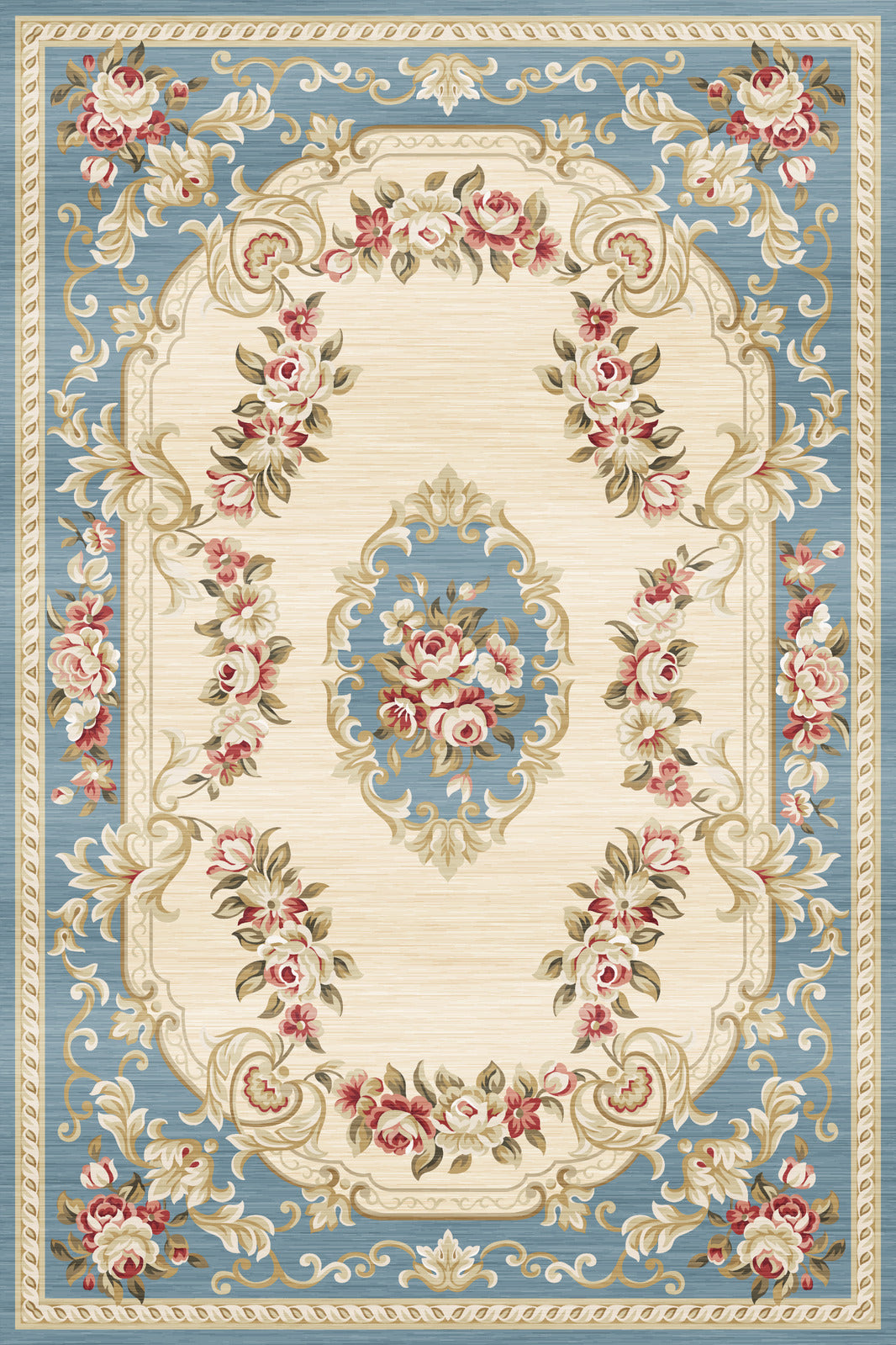 300 x 200 Extra Large Classic Floral Area Rug for Living Room Bedroom Decor