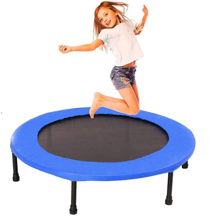 40" Mini Trampoline for Home Fitness Exercise Blue