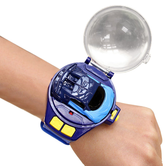 Kids Rechargeable Remote Control Car Watch Toy Best Gift Blue