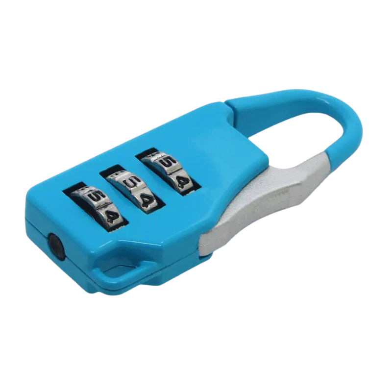 5 Pack Combination Locks for Bags Suitcase Lockers Luggage Padlocks Blue