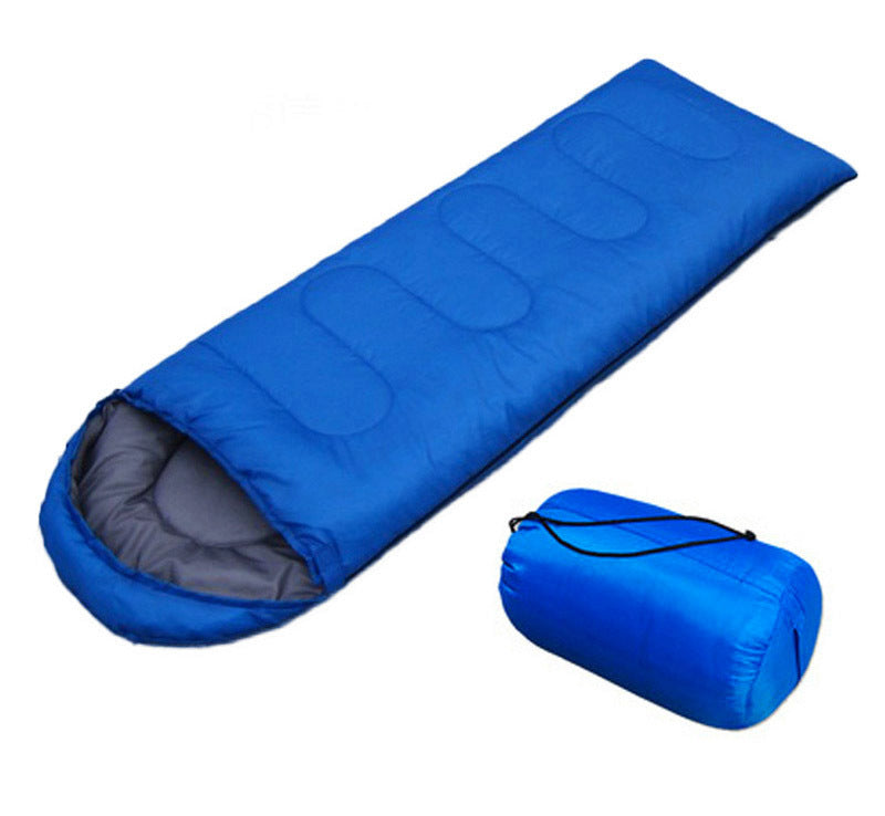 Thermal Sleeping Bag for Camping and Hiking Blue