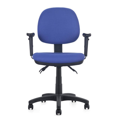 Ergonomic Heavy Duty Office Task Chair Fully Adjustable Blue