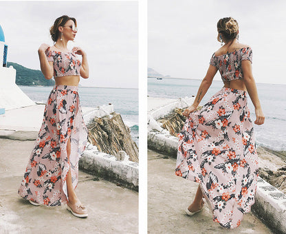 Chic Maxi Skirt & Top Co-ord Set for Women