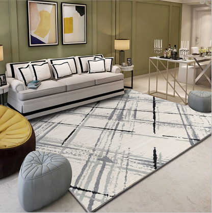 230 x 160 Large Rug Easy-Clean Comfort Carpet Mat Modern Design