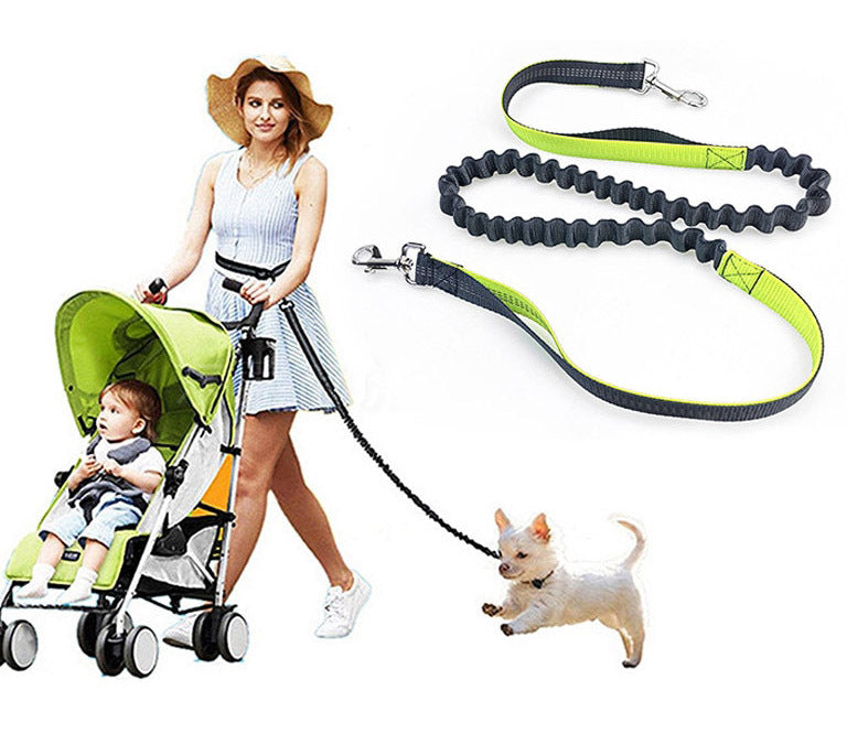 Hands-Free Running Bungee Dog Leash for Active Pet Owners