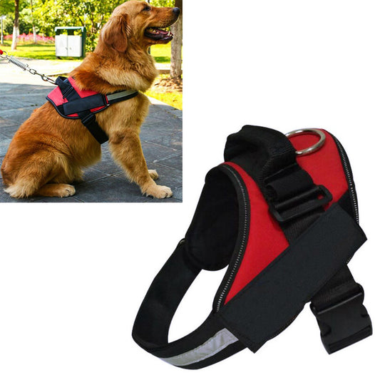 Size M Dog Harness No-Pull Reflective Adjustable Pet Vest for Medium Dogs