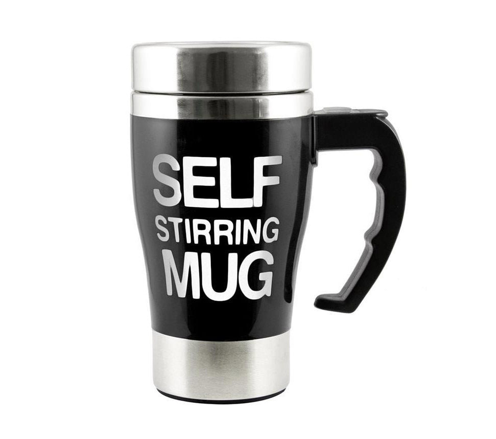 Automatic Self Stirring Stainless Steel Coffee Mug for Easy Mixing