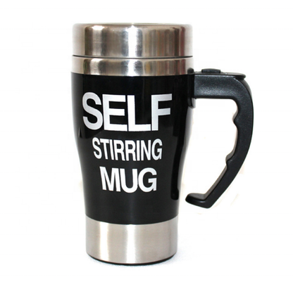 Automatic Self Stirring Stainless Steel Coffee Mug for Easy Mixing