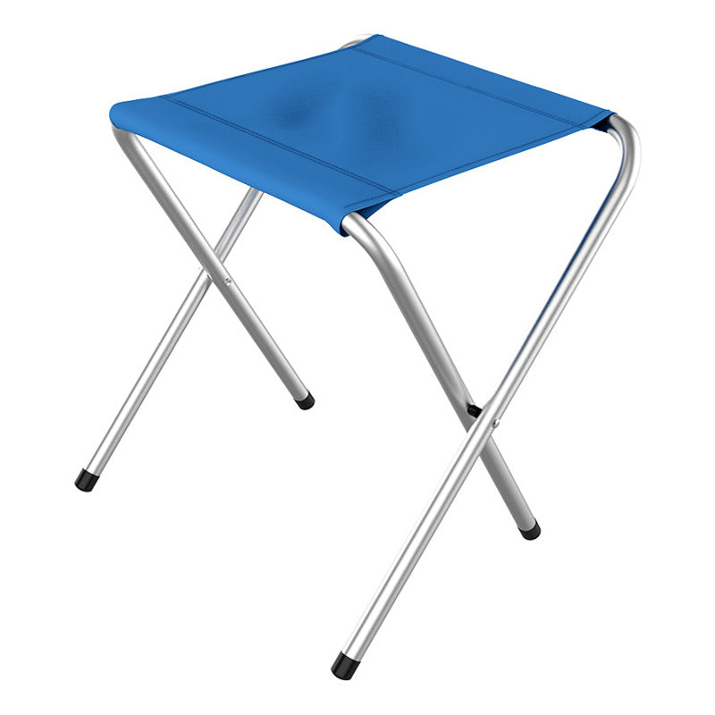 Compact Folding Camping Stool for Indoor Outdoor Use Blue