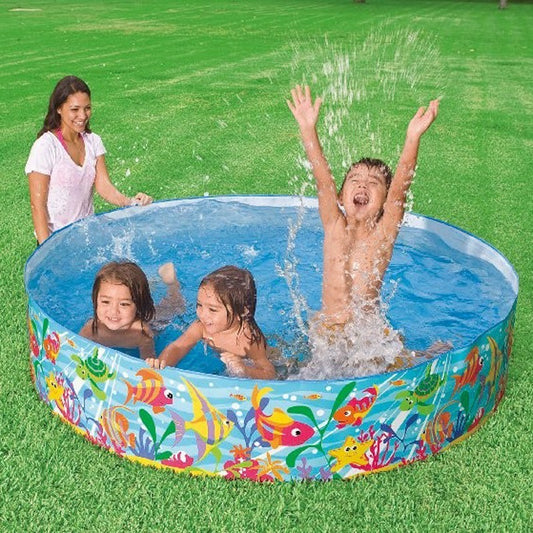 Intex 6ft Ocean Play Snapset Pool for Kids Summer Fun