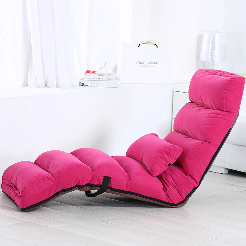 Chaise Lounge Recliner Sofa Bed Comfortable Pink