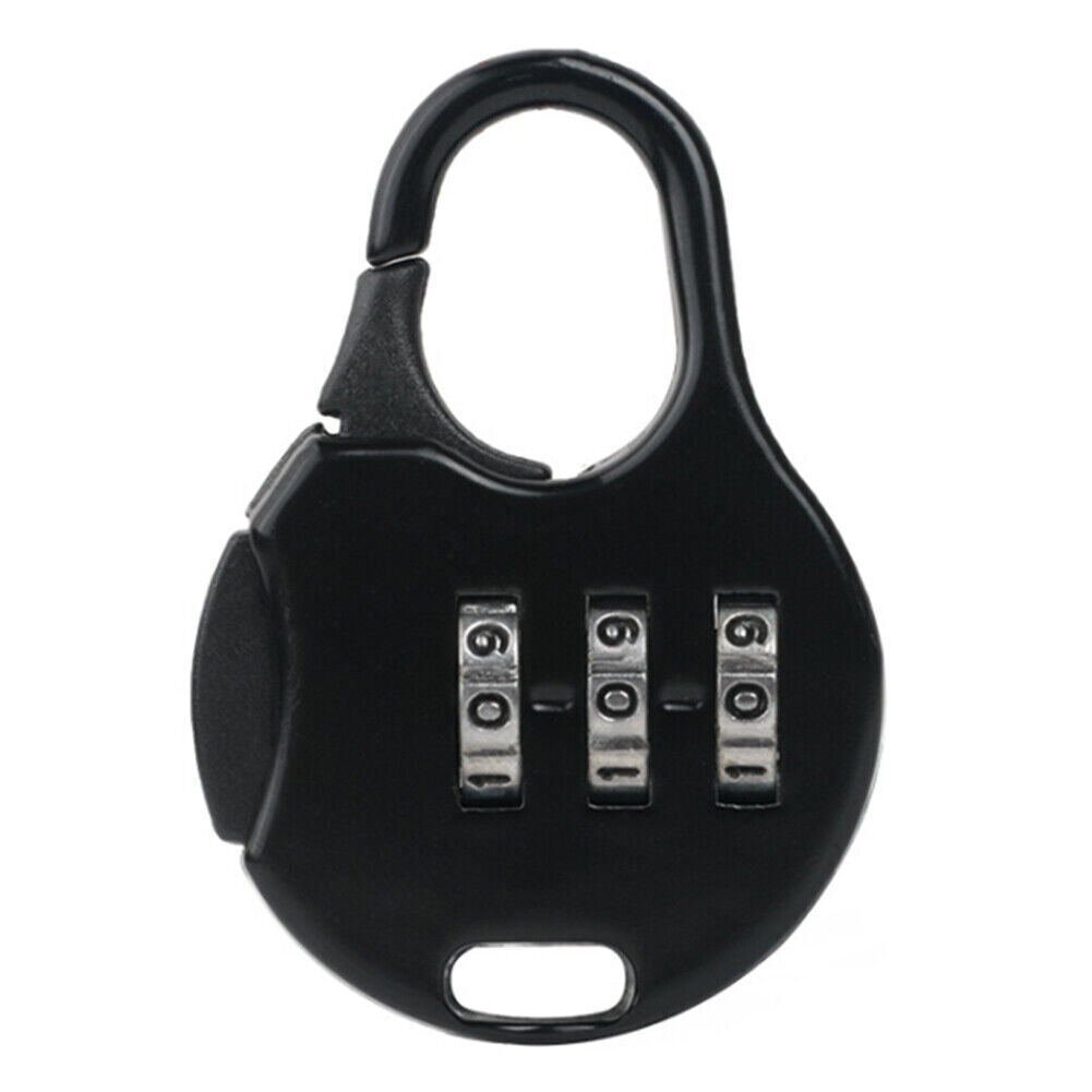 Secure Combination Lock for Luggage and Suitcases Black