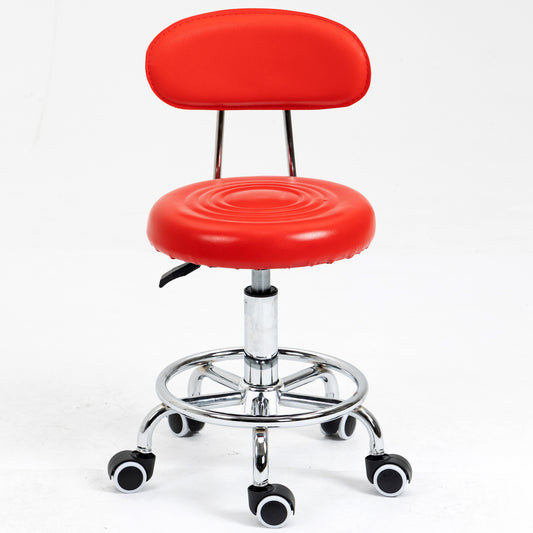 Sleek Office Student Computer / Bar Chair Red