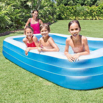 Intex Family Fun Inflatable Swimming Pool for Backyard