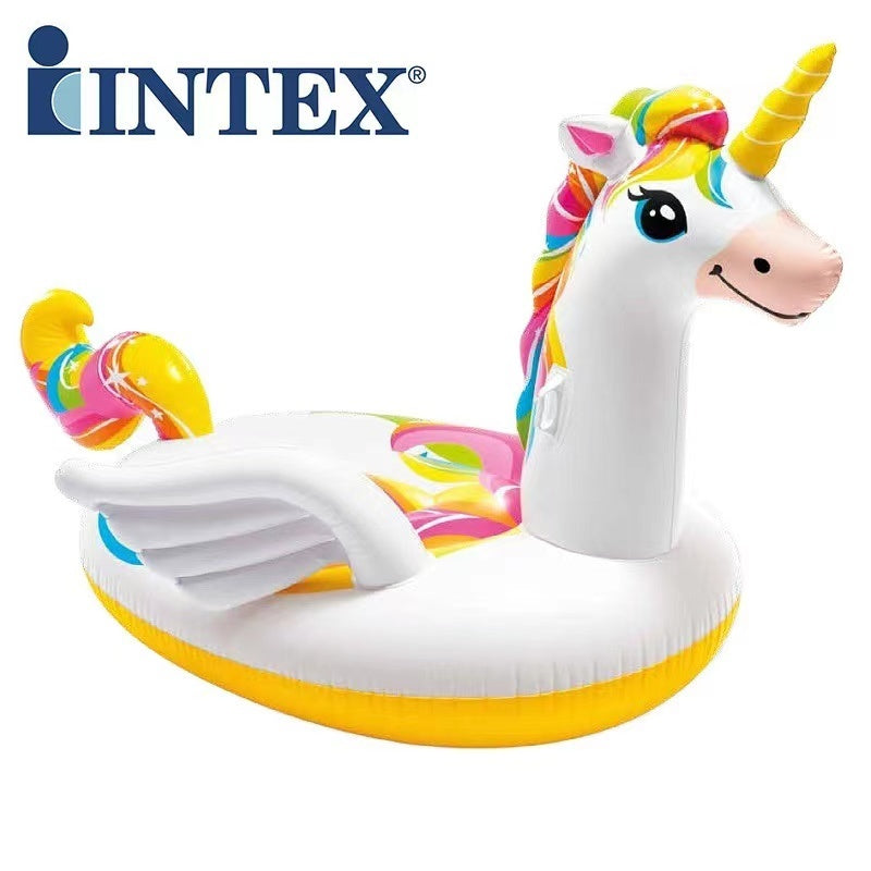 Intex Magical Inflatable Unicorn Ride-On Pool Float for Kids