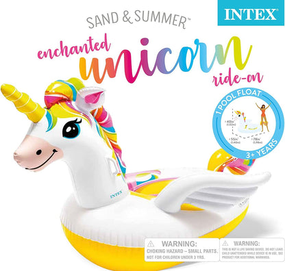 Intex Magical Inflatable Unicorn Ride-On Pool Float for Kids