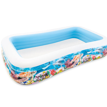 Intex Family Inflatable Swimming Pool for Backyard Fun