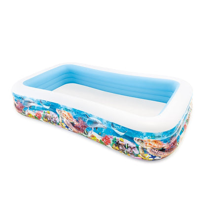 Intex Family Inflatable Swimming Pool for Backyard Fun