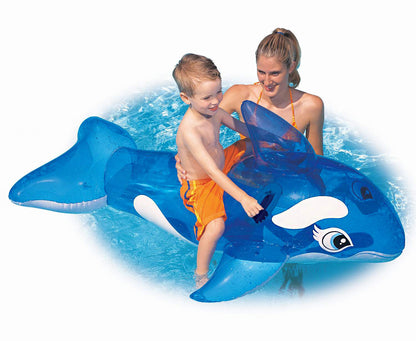 Intex Inflatable Whale Ride On Pool Toy for Kids Fun