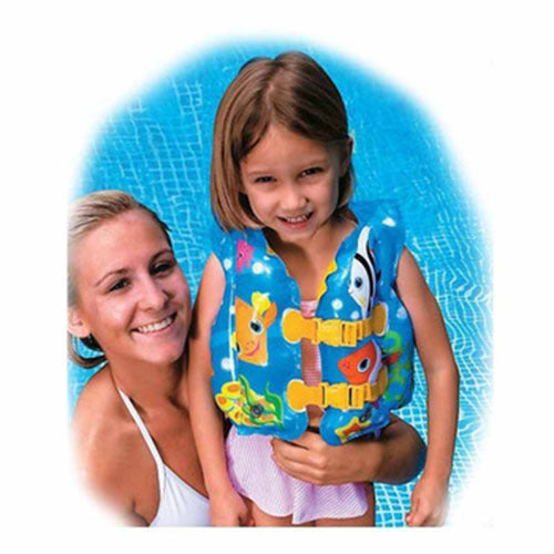 Kids Swim Vest Inflatable Life Jacket for Fun and Safety