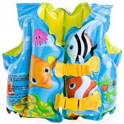 Kids Swim Vest Inflatable Life Jacket for Fun and Safety