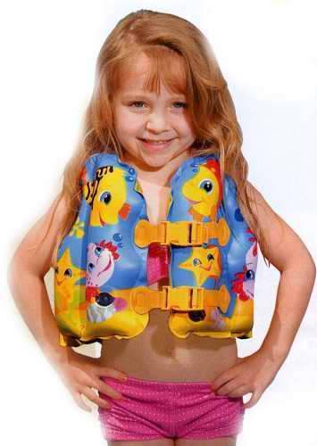 Kids Swim Vest Inflatable Life Jacket for Fun and Safety