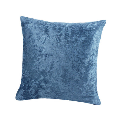 Luxurious Velvet Soft Plush Cushion Throw Pillow Blue