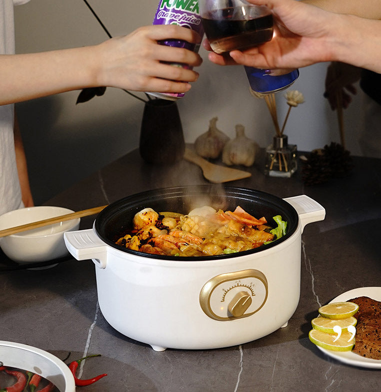 3L Multi-Function Non-Stick Electric Hot Pot White