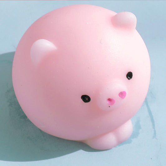 Pack of 5 Adorable Pig Squishies Toys for Stress Relief and Fun