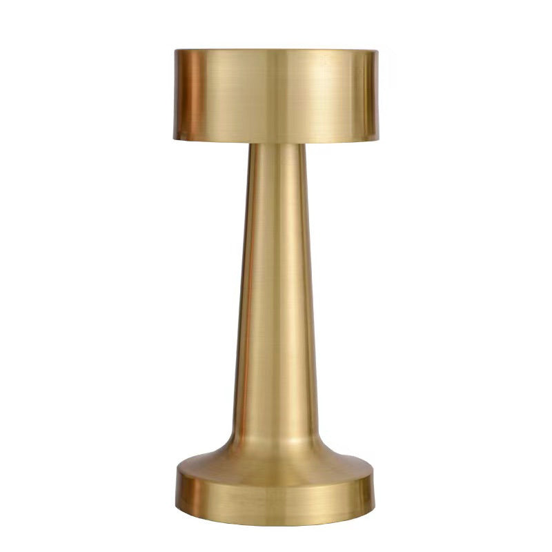 Cordless Touch Sensor LED Table Lamp Gold Night Light