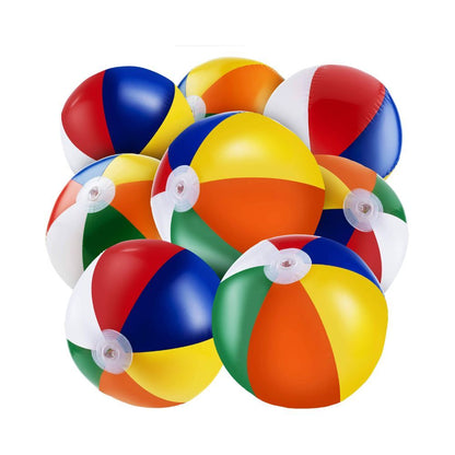 Giant Inflatable Rainbow Beach Ball Fun Outdoor Pool Game Toy