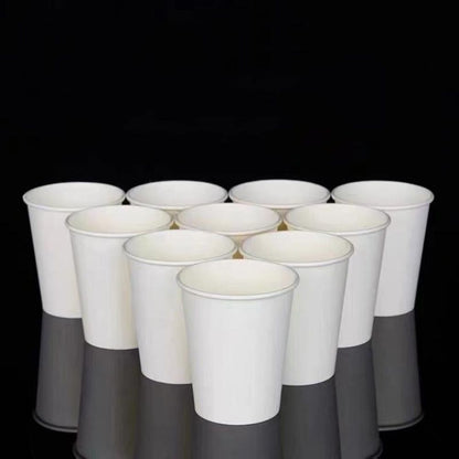 Eco-Friendly Food-Grade Beverage Drinking Cups 50 Pack White