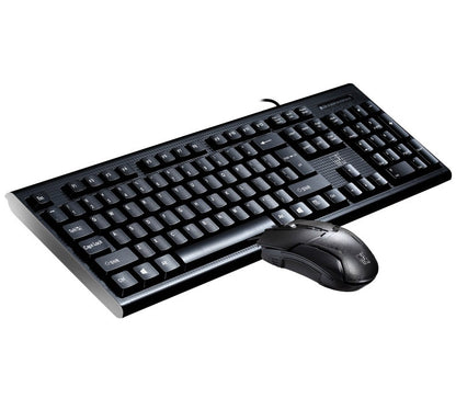 Ergonomic Office Wired Keyboard and Mouse Combo Set for Professional Use