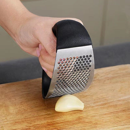 Premium Stainless Steel Garlic Press Rocker Easy-to-Use Mincer Tool