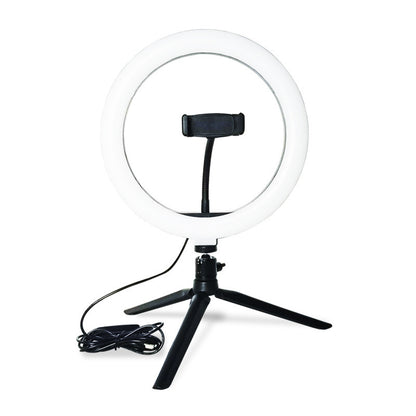 12" LED Large Ring Light with Adjustable Tripod and Phone Holder for Perfect Selfies