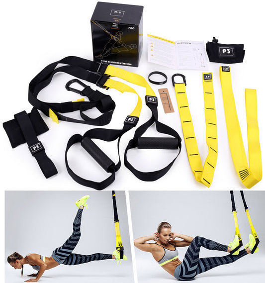 Ultimate Total Fitness Resistance Straps Gym Suspension System for Home Workouts