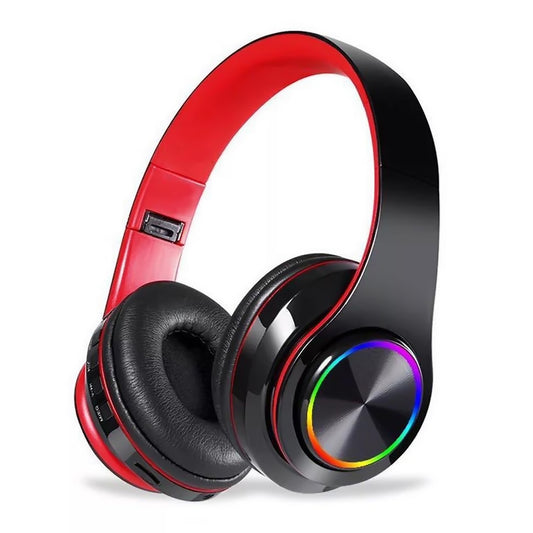 Wireless RGB Bluetooth Headphones Stereo Sound Quality