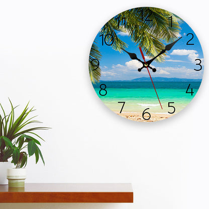 Coastal Beach Home Decor Wall Clock Nautical Style