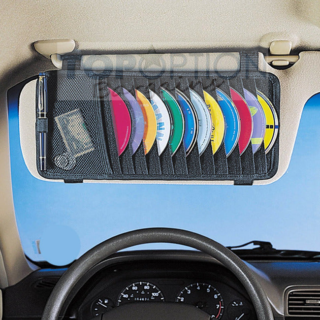 Car Cd Storage Car Visor CD DVD Storage Organizer for Easy Access and Organization